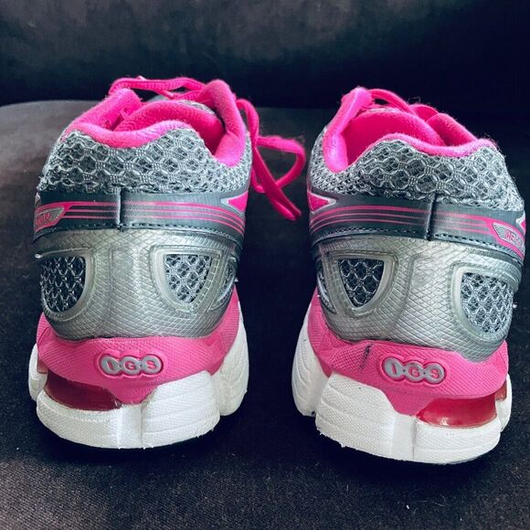 Asics Gel Kayano 19 Women's Athletic Running Shoes T350Q Grey Pink White 10 US - Picture 5 of 11